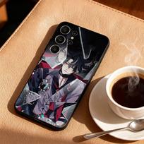 G-Genshin Impact W-Wriothesley Phone Case For Samsung S26,S25,S24,S21,S22,S23,S30,Ultra,S20,FE,Lite,10,9,Black Cover Samsung S25Plus gray