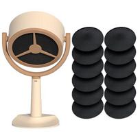 1 rinkinio mini gartraukis, kompaktiškas nešiojamasis gartraukis, įkraunamas stalinio kompiuterio ištraukimo gaubtas, skirtas stovyklavimui namuose C beige