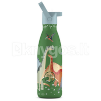 Vaikiška nerūdijančio plieno gertuvė Cool Bottles „Jurassic Era“, 350 ml