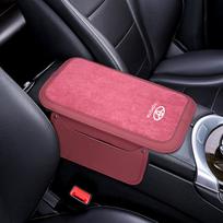 Automobilio centrinės porankio pagalvėlės kilimėlis Neslystantis apsauginis užvalkalas Toyota Hilux Yaris Corolla Camry Rav4 Auris Automobilio priedams white