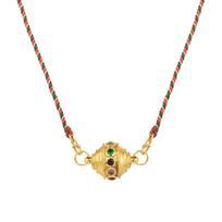Chic Tarot Card Necklace in Gold Plated Finish Sophisticated Tarot Card Charm Necklace Jewelry Elegant Clavicle Chain 1 auksas