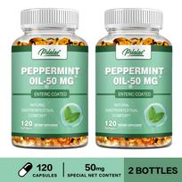 Pslalae - 50 mg Peppermint Oil Capsules - Gut Health 120*2