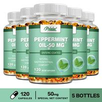 Pslalae - 50 mg Peppermint Oil Capsules - Gut Health 120*5