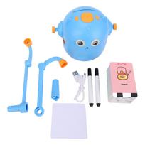 New Robot Drawing  Interactive Painting Robot Versatile Drawing Modes Early Education Automatic Painting With 100 Cards For Kids mėlyna