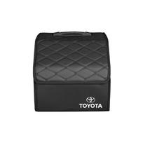 Odinis automobilio laikymo dėžutė Bagažinės organizatorius Maišelis Sulankstomi tvarkymo konteineriai Toyota Sienna Corolla Yaris Camry Land Cruiser Rav4 Avalon CR5 gray