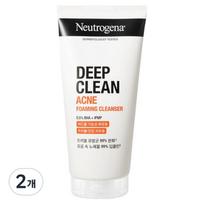Neutrogena Deep Clean Acne Foaming Cleanser, 150g, 2 pcs