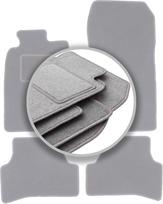 Ash Car Mats For Mercedes Clk W208 Coupe (1997-2003) pilka