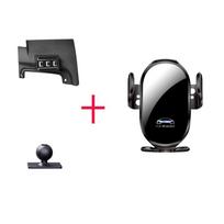 Automobilio telefono laikiklis į ventiliacijos angą Volkswagen Touareg 2011 2012 2013-2018 Belaidžio įkrovimo automobilio įkroviklio laikiklis Magsafe priedams only base China Mainland gray