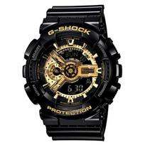 Casio G-Shock GA-110GB-1AJF Vyriškas laikrodis, Juodas/Auksinis beige