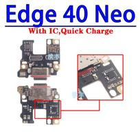 Usb Charging Dock for Motorola Moto Edge 40 50 60 60S 2023 2024 2025 Charger Ports Board Module Neo Pro Ultra Fusion Stylus Edge 50 Fusion gray