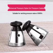 Universal Aluminum Pressure Cooker Relief Valve - 80kp Top Cap Pressure Cooker Cap black
