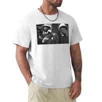 Mos Def and Talib Kweli T-Shirt plain t-shirt t shirt man quick-drying t-shirt blank t shirts t L white