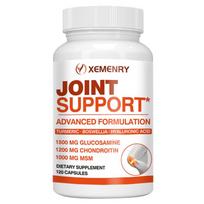 Glucosamine chondroitin complex capsules, a quadruple formula of turmeric, frankincense, and hyaluronic acid, a nutritional supplement. 120*1