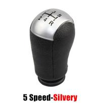 5 6 Speed MT Gear Shift Knob Shifter Lever Gaiter Boot Cover For Ford Focus 2 Mondeo MK2 Black 6 Speed B black