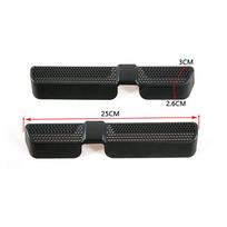 For VW Tiguan Touran  MK2 2017 2018 LHD 2pcs Car Interior Under Seat Air Conditioning Outlet Vent Dust Protective Frame black
