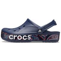 Crocs Bayaband Printing Sandals Unisex Blue 206233-410 43-44 gray