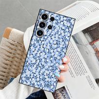 Case for Samsung Galaxy S26 Ultra S10 S9 S21 FE Note 20 8 9 10 S24 S25 Plus S23 S20 Ultra Funda Phone Cover Beautiful Floral Galaxy S22 5G white