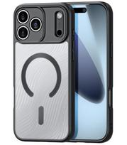 Juodas / skaidrus dėklas Apple iPhone 17 Pro / 18 Pro telefonui "Dux Ducis Aimo Mag"