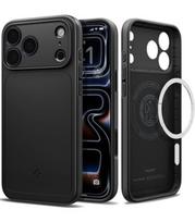 Juodas dėklas Apple iPhone 17 Pro Max / 18 Pro Max telefonui "Spigen Thin Fit Magsafe"