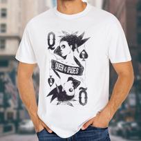 Queen Of Spades Comfort Colors T-shirt, Gambling Casino Style Shirt, Vintage Look T-shirts, Playing Cards, Gift For Her, Gift For Him 3XL gray