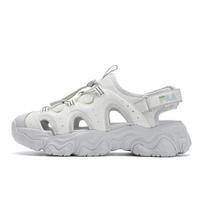 FILA FLUID 5 SANDAL Cat Paw, River Trekking Girlish Beach Sandals Women's White Gray F12W522401FSN 38 pilka