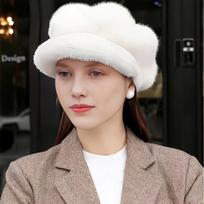 Women's Plush Hat Fashion Casual Cap for Outdoor Travel Hat 1PC juoda