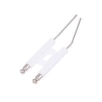 Universalūs H tipo degimo elektrodai alyvos degikliui Keraminis elektrodas Keraminis degimas Dvigubas kontaktas Siamo degimo kontaktas L white