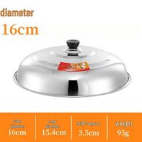 Stainless Steel Wok with High Lid & Free Shipping – Old-fashioned Stir-fry Pot, Heightened and Thickened Lid, Iron Body white