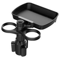 360 Degree Adjustable Car Cup Holder Car Interior Accessories Car Cup Holder Tray With Swivel Base Auto Tray