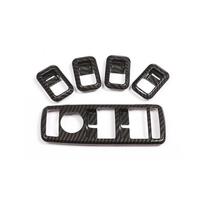 Skirta Mercedes Benz ABCEG CLA GLK GLA GLE klasė W204 G500 W212 W166 5vnt Automobilio durų lango stiklo pakėlimo jungiklio mygtuko dangtelis Carbon texture black