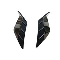 For Toyota Corolla Cross Accessories   2022 Rear Tail Fog Light Lamp Cover Trim Plastic Chrome and black
