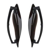 Reguliuojamas Motociklo Priekinis Stiklas Šoninis Sparnas Vėjo Deflektorius Harley Touring Electra Street Tri Glide 2014- Rudas Juodas juoda