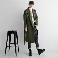 Vyriški Trend ilgi megztiniai mišiniai Žieminė striukė Paltas Trench Vyriškas juodas vilnonis paltas Ilgas paltas Vyriški gotikos drabužiai Vėjo striukė vyrams XL juoda