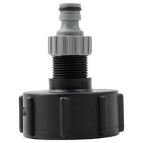 Adapteriai S60x6 Stambaus sriegio Vandens vamzdžių jungtys plastic connector gray