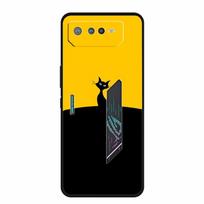 For Asus ROG Phone 6 Case Luxury Silicone TPU Soft Cover Phone Case for Asus ROG Phone 6 Pro Funda Rog6 Protective Cartoon Coque ROG Phone 6 black