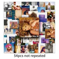 Taylor Swift Album Cover Stickers - 54 Waterproof Decorative Stickers for Phone Cases & Computers brown