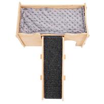 Wooden Guinea Pig Hideout Multiple Hideouts Small Animal House Bed Hut Habitat for Hamsters Rabbits beige