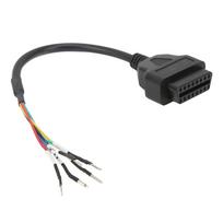 5 Functional Wires OBD2 Female Connector 16 Pin OBD2 Jumper Tester  Maintenance Technician juoda