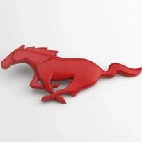 20x7.5CM Metalinis automobilio priekinės grotelės arkliuko ženklelis bagažinės lipdukas Ford Mustang 2.3T Shelby GT350 GT500 GT 2015-2017 m. galinis emblema CVW1 Grille