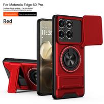 Dėklas Motorola Edge 60 Pro, Moto edge 60 Pro dangtelis, Magsafe magnetinis sulankstomas laikiklis, Karinio lygio šarvuotas dangtelis kameros apsaugai Motorola Edge 60 Pro black
