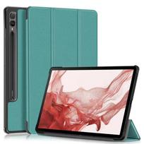 For Samsung Tab S10 Plus Case 12.4  Trifold Magnetic Leather Stand Hard Smart Cover For Galaxy Tab S10 Plus S10+ Case X820 X826 S10 Plus (12.4 inch)