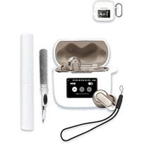 Case for JBL Tour Pro 3 - True Wireless Noise Cancelling Earbuds, Soft Silicone Protective Portable Scratch Shock Resistant with 2pack Screen balta