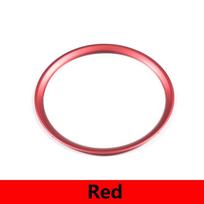 For Porsche Taycan    2022 aluminum alloy Red/Blue Car Steering Wheel Cover Trim Sticker Car Accessories sidabras