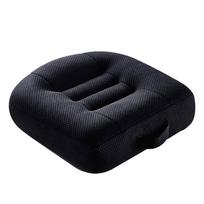 Portable Car Seat Booster Cushion Heightening Height Boost Mat Breathable Driver Expand Field Of View Lift Interior Seat black