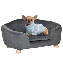 Dog House for Small Dogs (Max 10kg) with Cushion, 70x47x30cm - Anthracite Grey