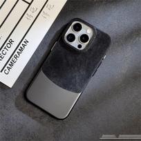 Luxury Fleece-Trimmed Magnetic Phone Case IPhone 15 Pro Max 14 With Shockproof Full Cover Stand iPhone 12 brown
