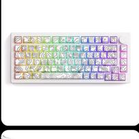 AKKO & MoGeek M1 V5 CNC Aluminum Custom Mechanical Keyboard Three-Mode Wired 2.4G Bluetooth Gasket Gaming Office Keyboard balta