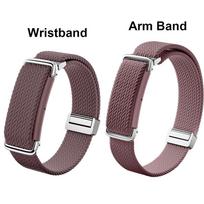 Loop Fitness Tracker Strap Adjustable Bicep Band for Google Fitbit Air for Men Women Wristband violetinė