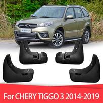 Automobilio purvasaugiai, skirti Chery Tiggo3 Tiggo 3 ~2014 m. purvasaugiai purvasaugiai, sparnai purvasaugiai juoda