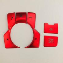 Right Hand Drive handbrake parking brake AUTO HOLD & Multimedia button cover frame trim sticker For Mazda 3 CX-3 CX-4 CX-5 sidabras